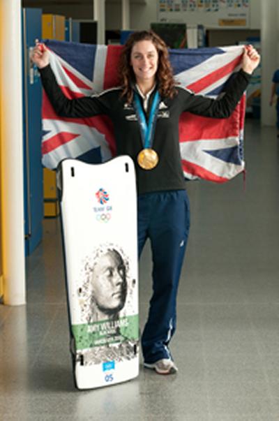 Amy and 'Arthur' will be at the University stand at Goodwood this weekend.